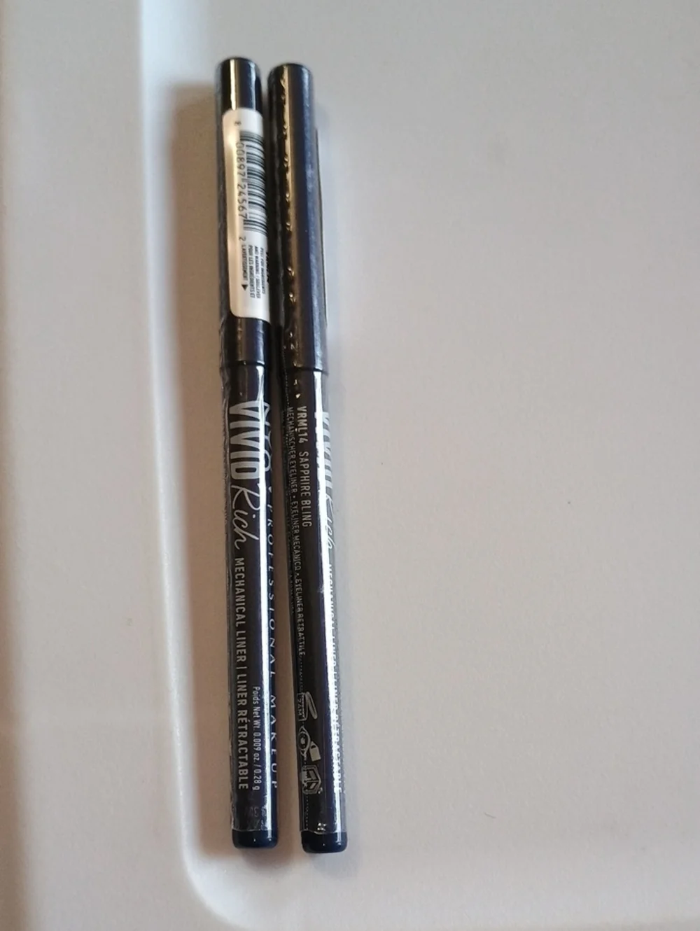 2 x NYX Vivid Rich Mechanical Eye Pencil, 14 Sapphire Bling